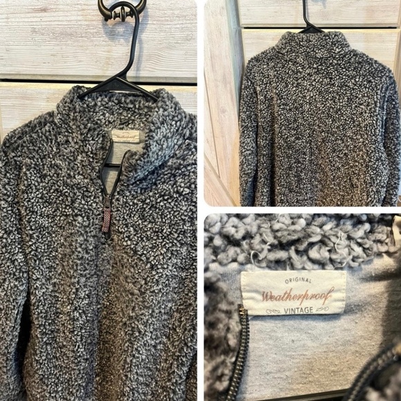 Vintage Weatherproof Women’s SZ L Sweater Frosty Sherpa Pullover - Picture 1 of 7